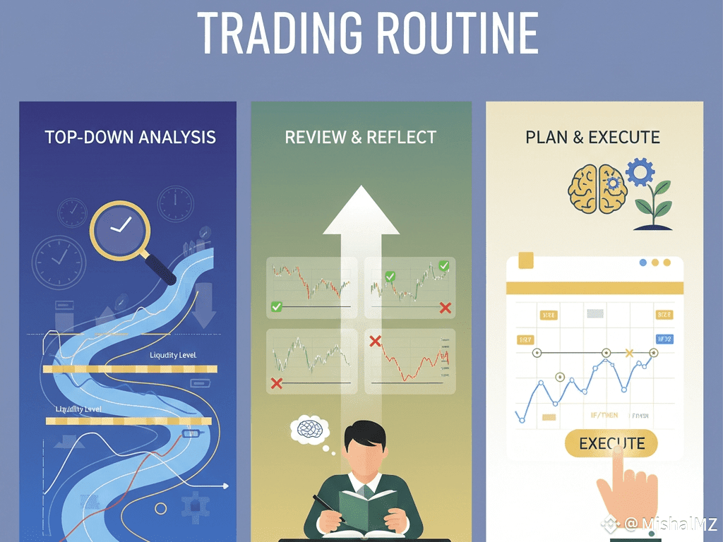 Trading Routiness Example The Trading Routine That Helps You Stay Ahead of Market | MishalMZ on ...