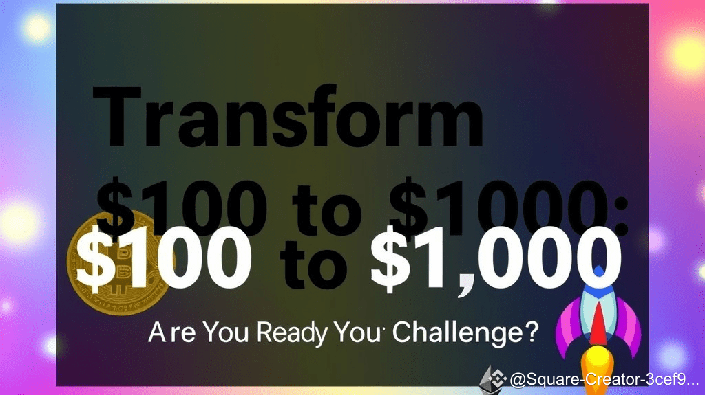 💰 Convert $100 to $1000: Are you up for the challenge? 🚀 | Shankal_ on ...