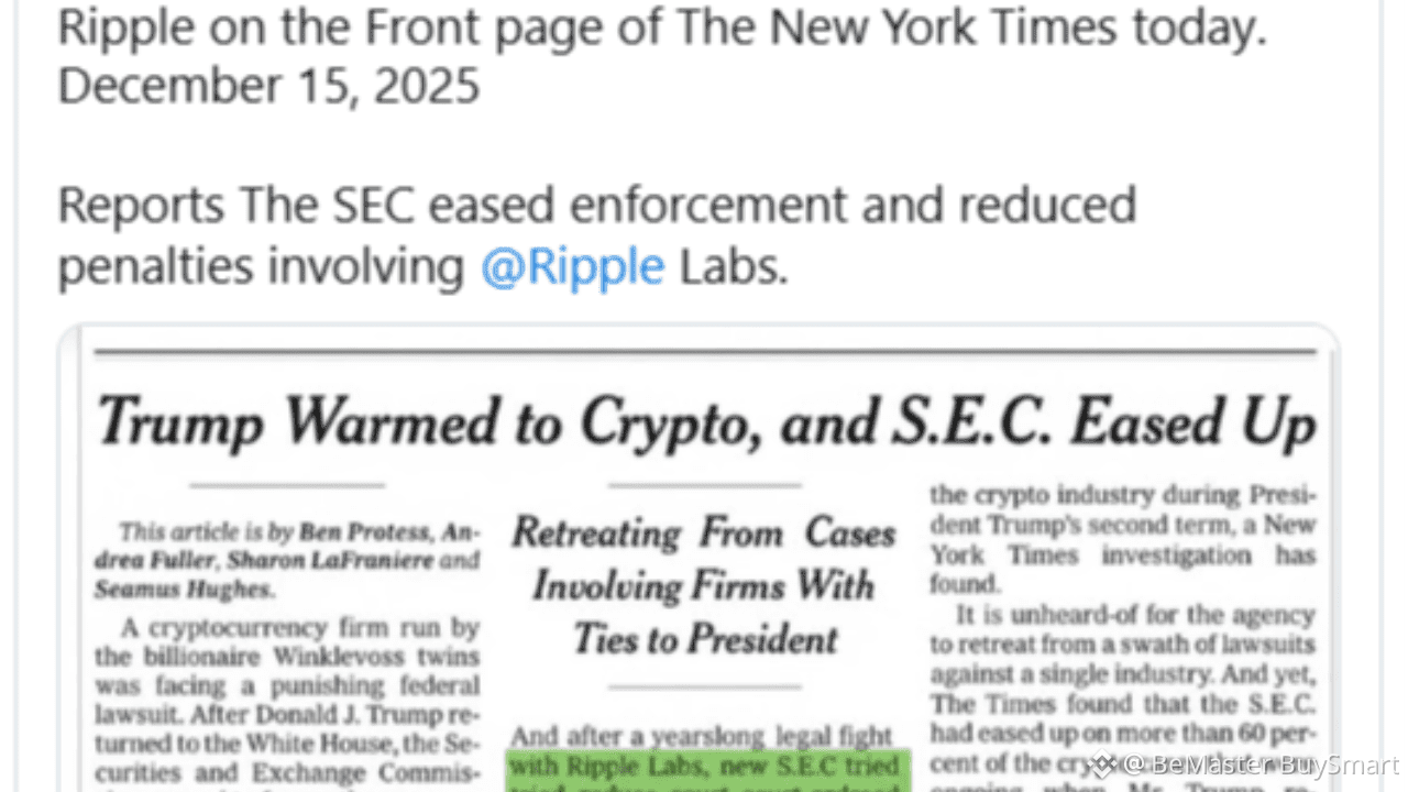Ripple on the Front Page of The New York Times | BeMaster BuySmart on  Binance Square