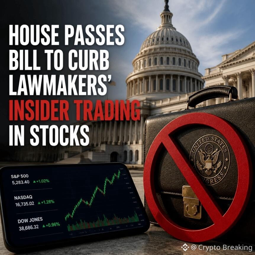 House Passes Bill To Curb Lawmakers’ Insider Trading In Stocks