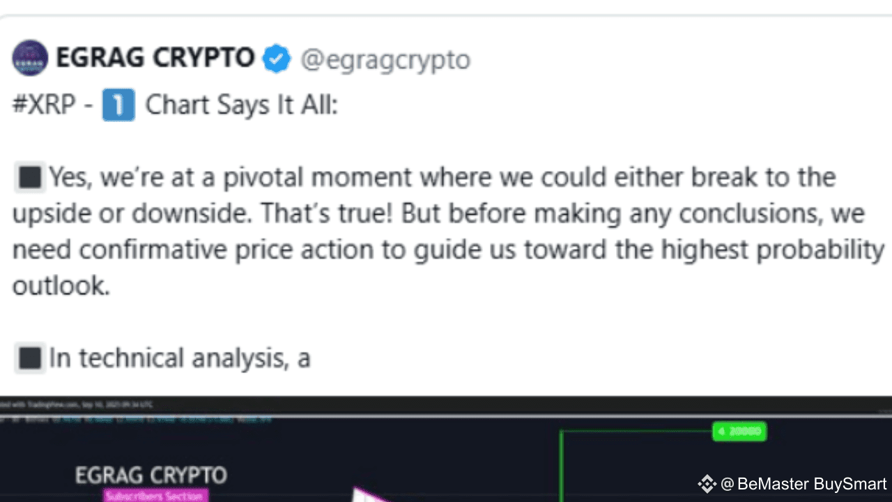 Egrag Crypto Tells XRP Holders Why the Next 2 Days Are Crucial | BeMaster  BuySmart on Binance Square