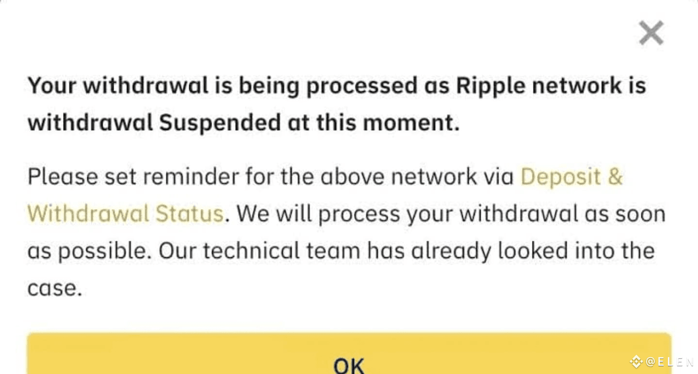 Binance has firmly debunked the rumors that XRP withdrawals | Elon Jamess  on Binance Square