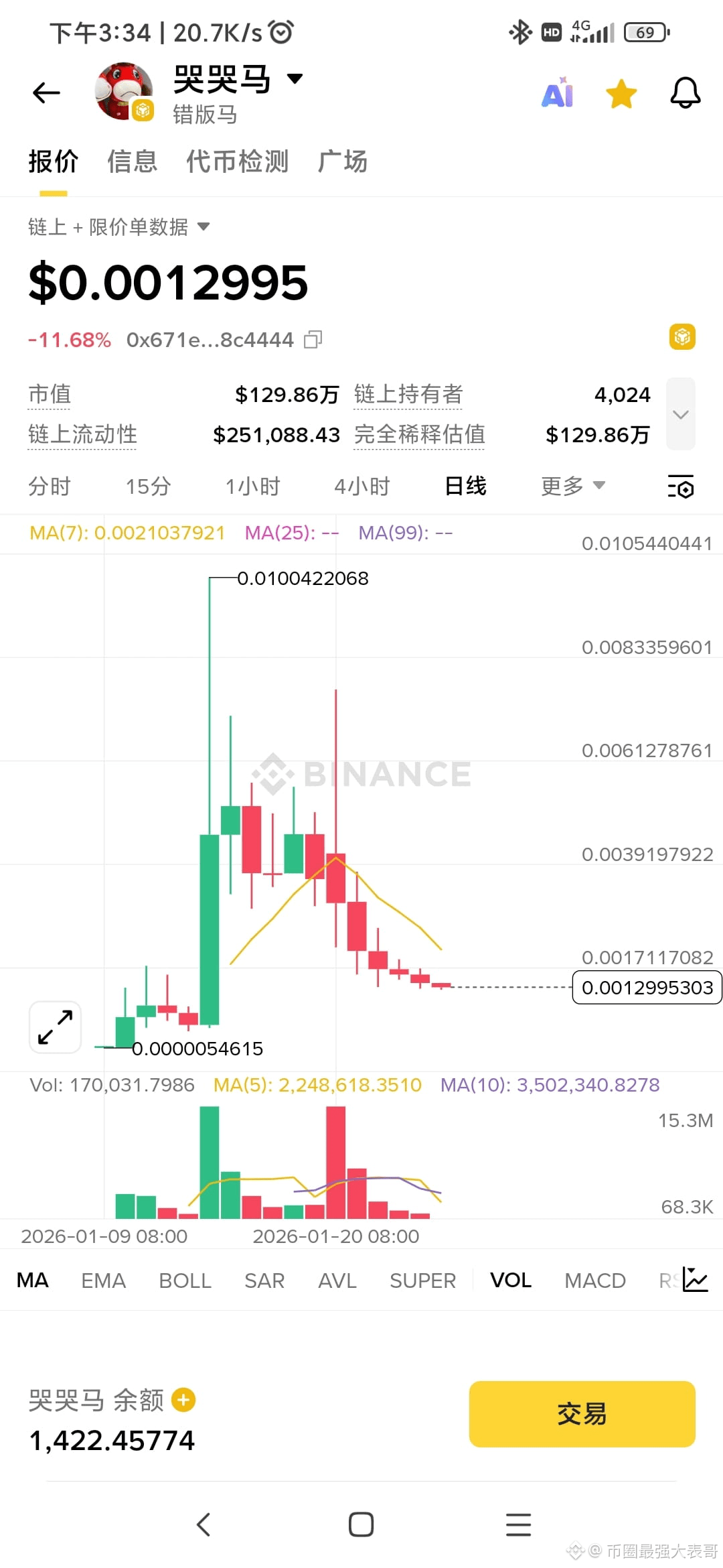 哭哭马可以埋伏一点后面应该会爆发| 币圈最强大表哥auf Binance Square