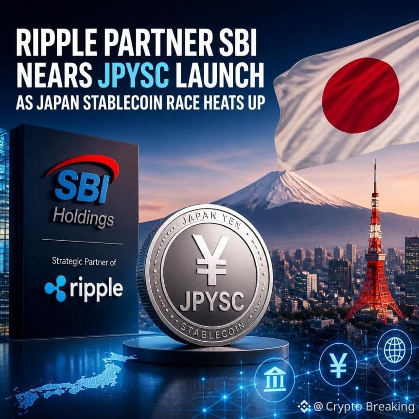 Ripple Partner Sbi Nears Jpysc Launch As Japan Stablecoin Race Heats Up