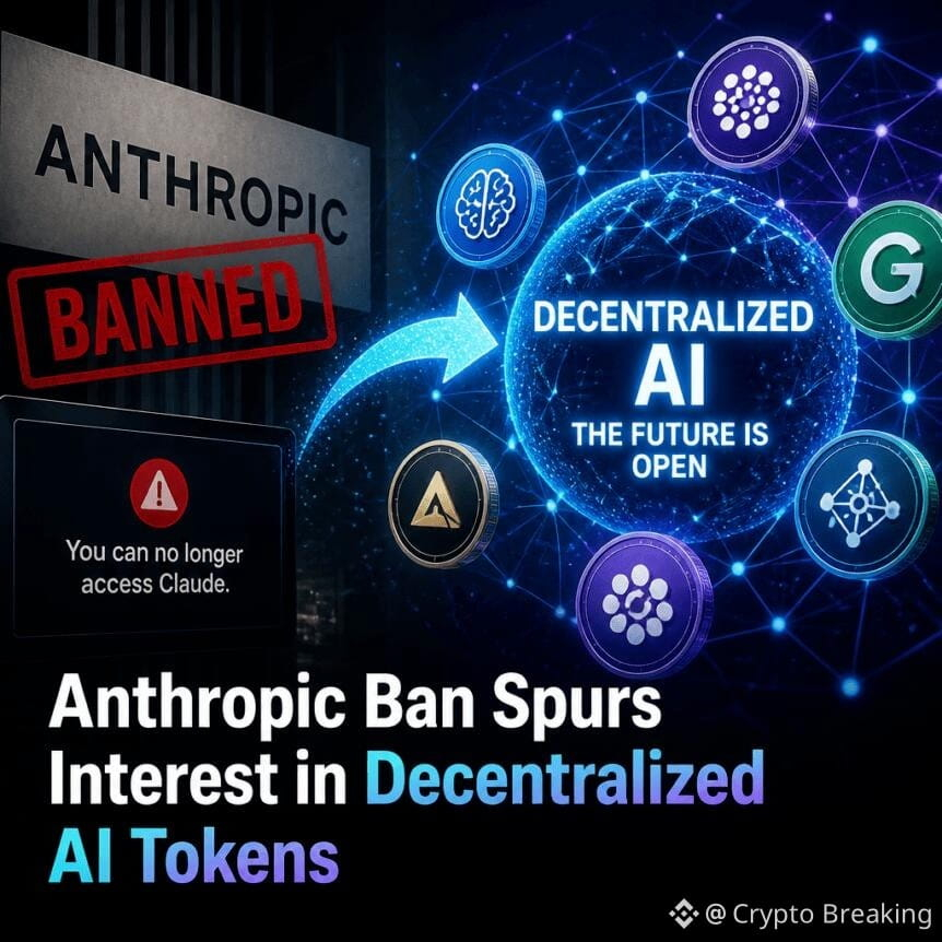 Anthropic Ban Spurs Interest In Decentralized Ai Tokens