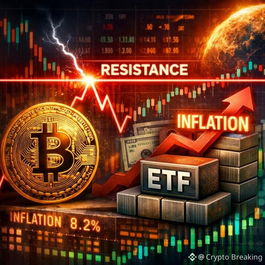 Btc Volatility Approaches Crucial Resistance As Etfs And Inflation Indicators Se