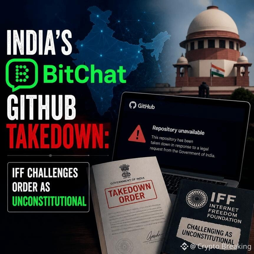 India’s Bitchat Github Takedown: Iff Challenges Order As Unconstitutional