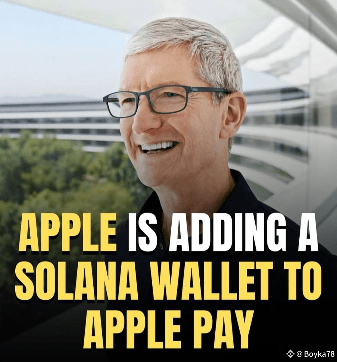 SOL #PartOfApplePayment Apple is preparing to launch a | Boyka78 on Binance  Square
