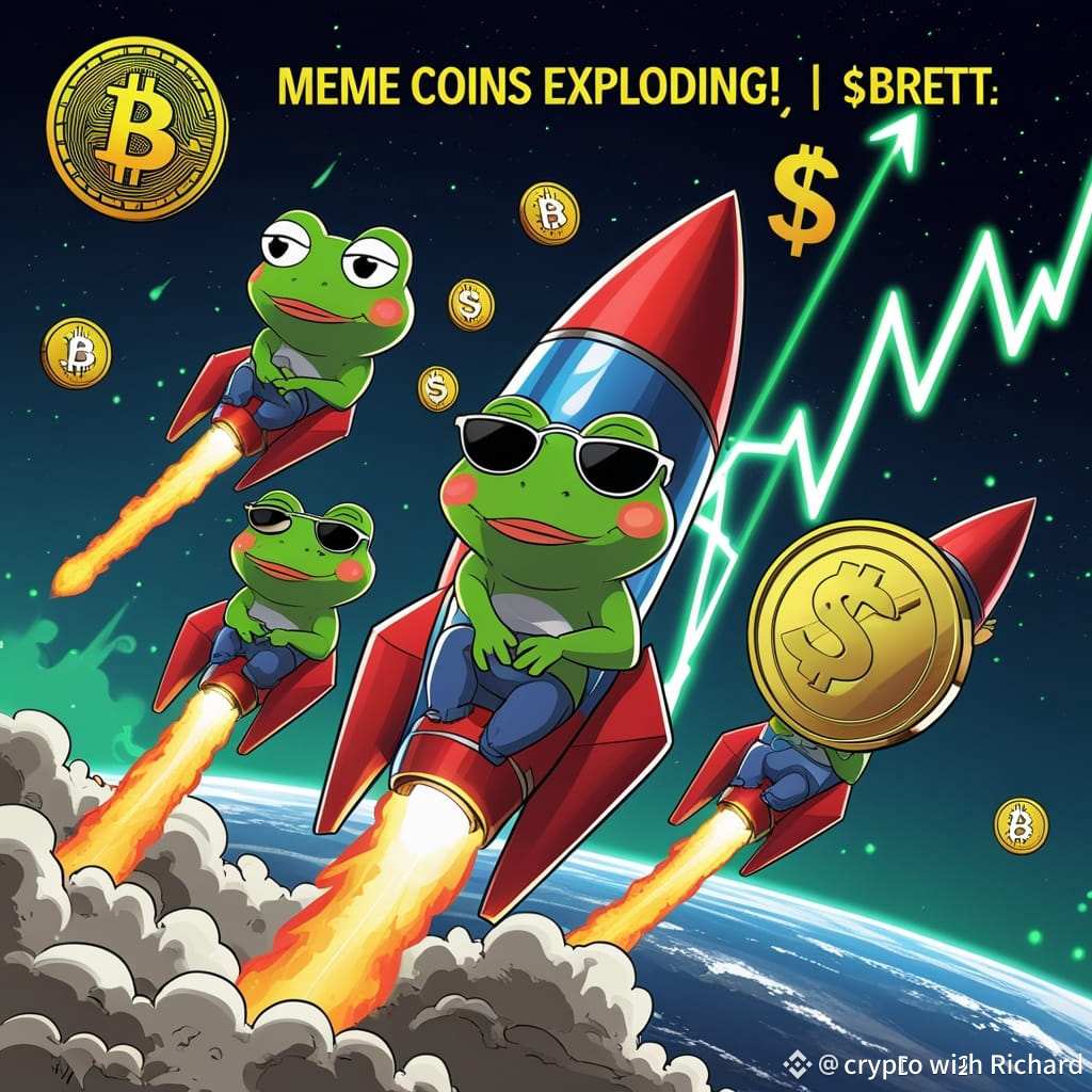🚨 Meme Coins Are Exploding Again! $LILPEPE, $PEPE & $BRETT | crypto ...