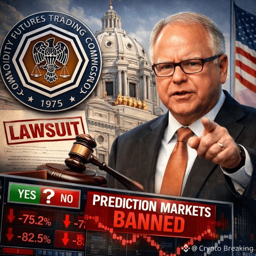 Cftc Sues Minnesota Gov. Walz Over Prediction Markets Ban
