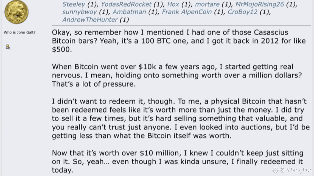 The $500 Bitcoin Bet That Became $10,000,000 | WangLoc on Binance Square