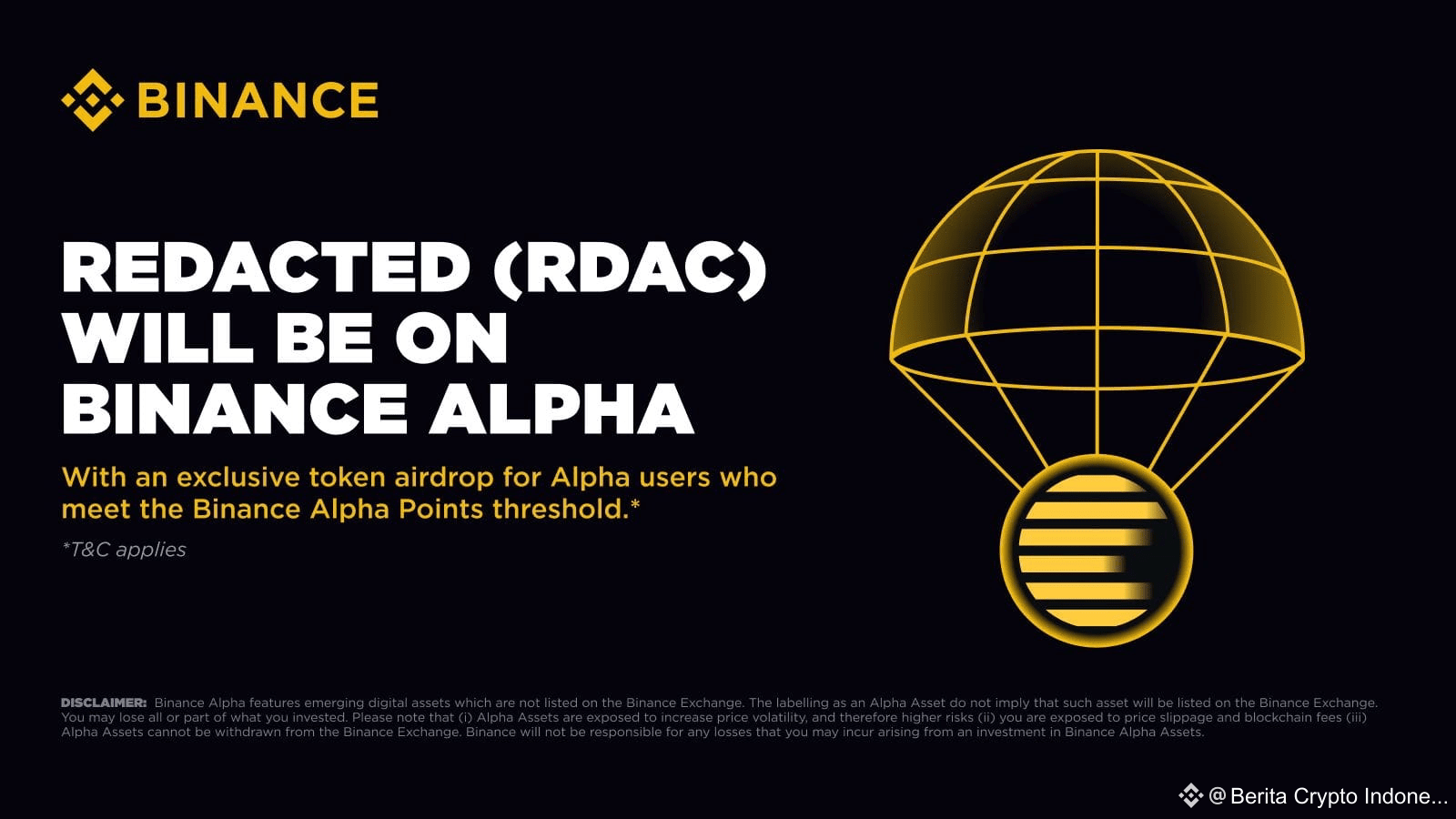 What are you preparing for the next Binance Alpha Airdrop? | Berita Crypto  Indonesia on Binance Square