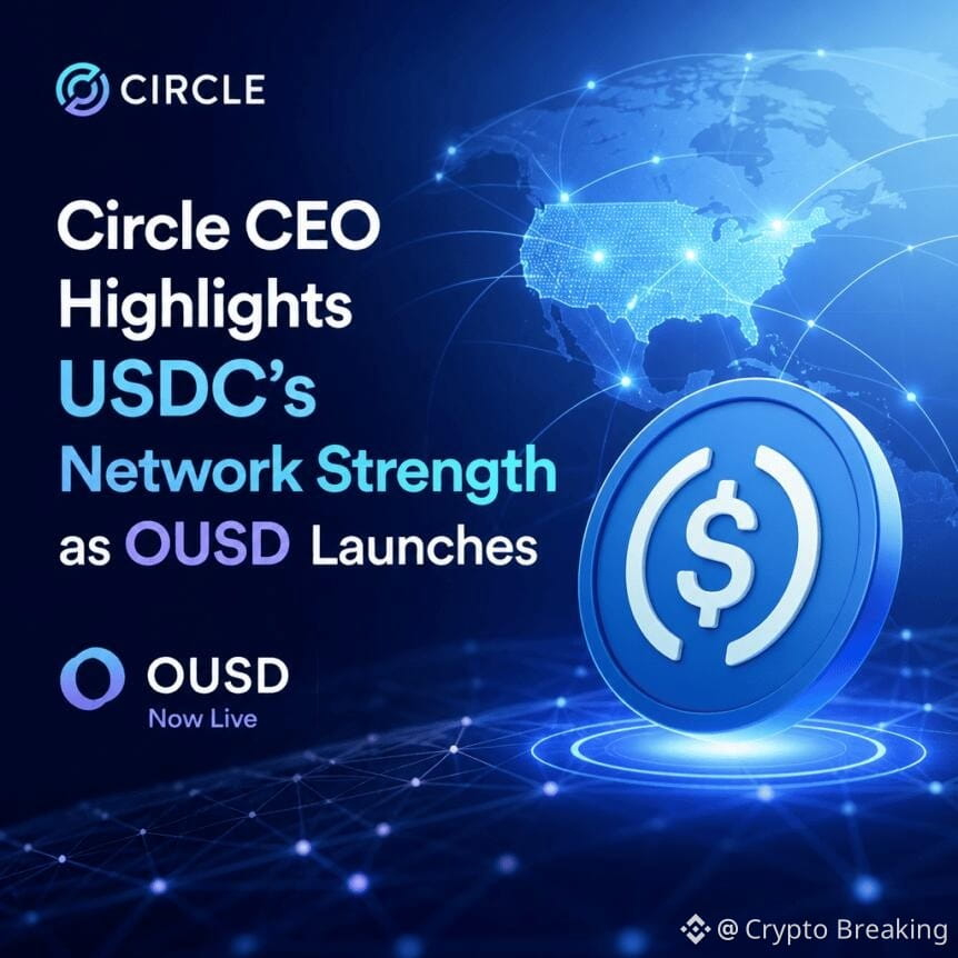 Circle Ceo Highlights Usdc’s Network Strength As Ousd Launches