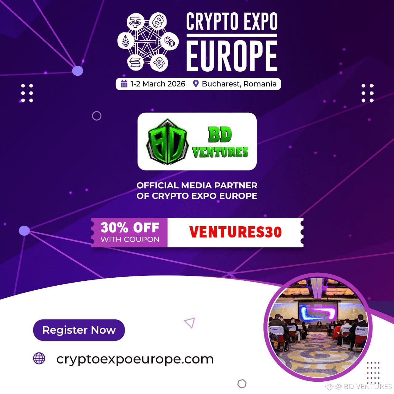 🔈🔈BD Ventures is excited to be the Media Partner of Crypto | BD VENTURES  на Binance Square