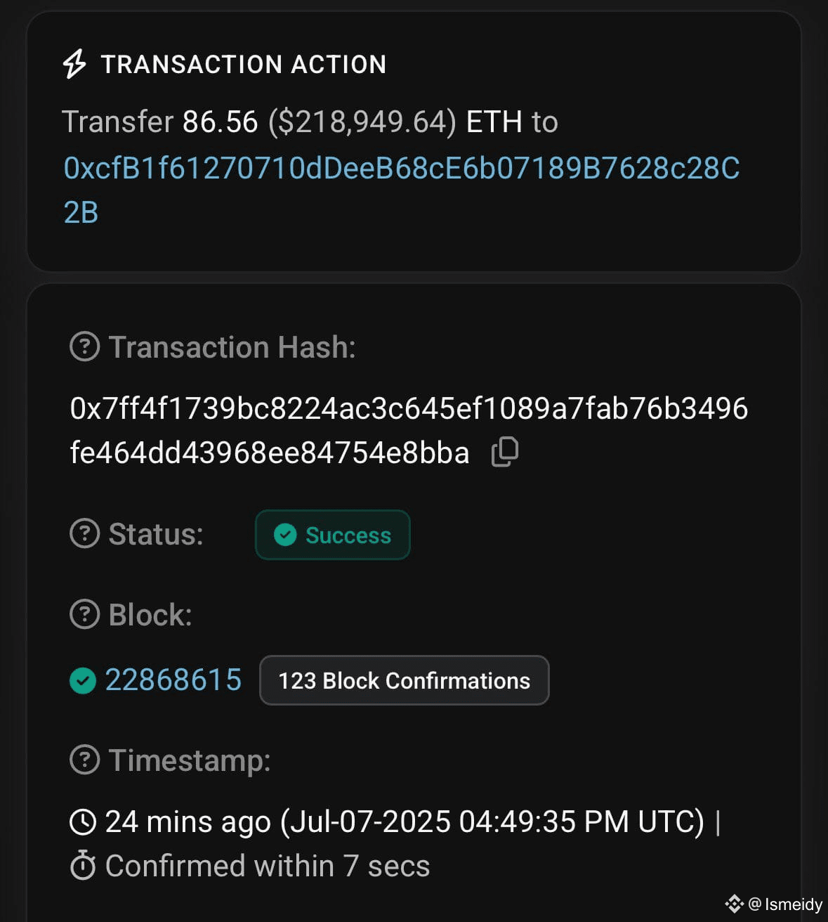 U.S. Unleashes the Crypto Storm, Deposits $200,000 in #ETH | Ismeidy on  Binance Square