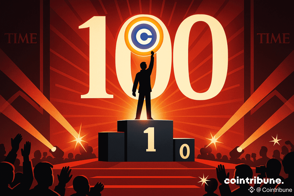 L'exchange crypto Coinbase sur le podium du prestigieux Time 100.