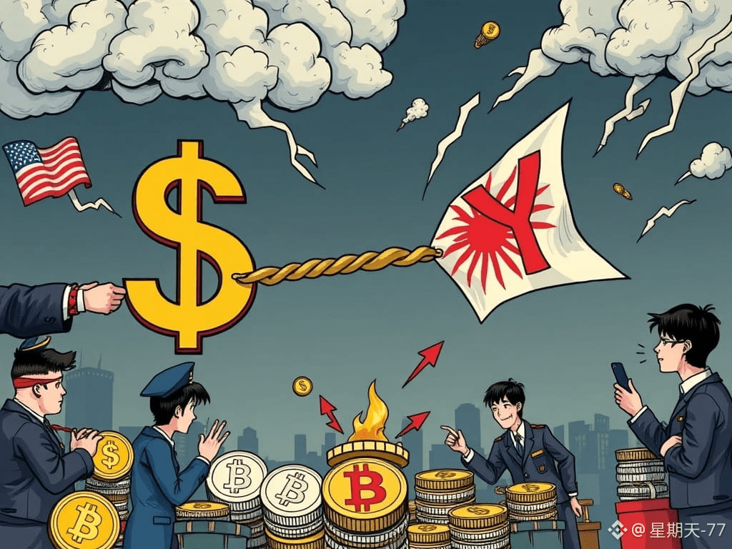 🌪️ 美降息 VS 日加息:全球货币政策 “劈叉”,加密市场先挨锤?一边是美联储降息预期拉满(市场押 2026 年至少 | 星期天-77发布于币安广场