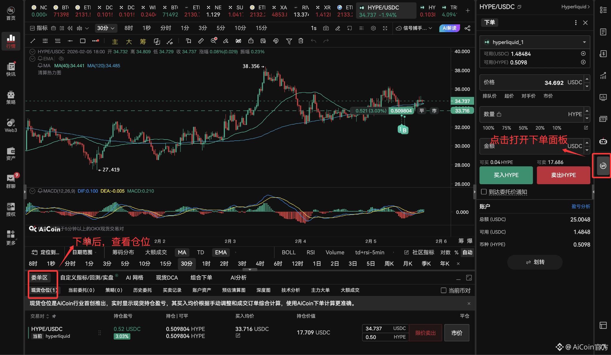 HYPE 连续压制 BNB，Hyperliquid 平台币多头进入主导区间_aicoin_图4
