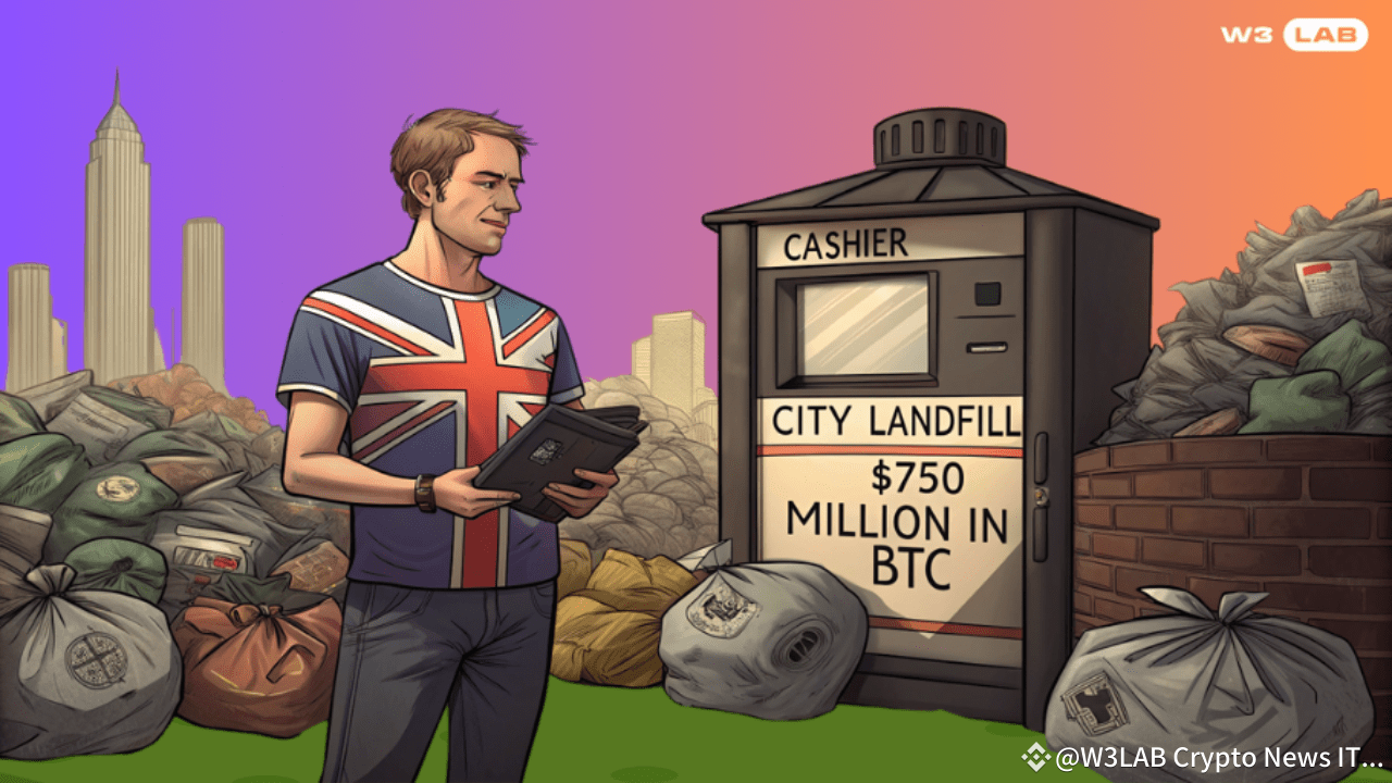 UK man ready to buy city dump, with $750 Million in BTC lost in it | W3LAB  Crypto News IT and Marketing Agency on Binance Square