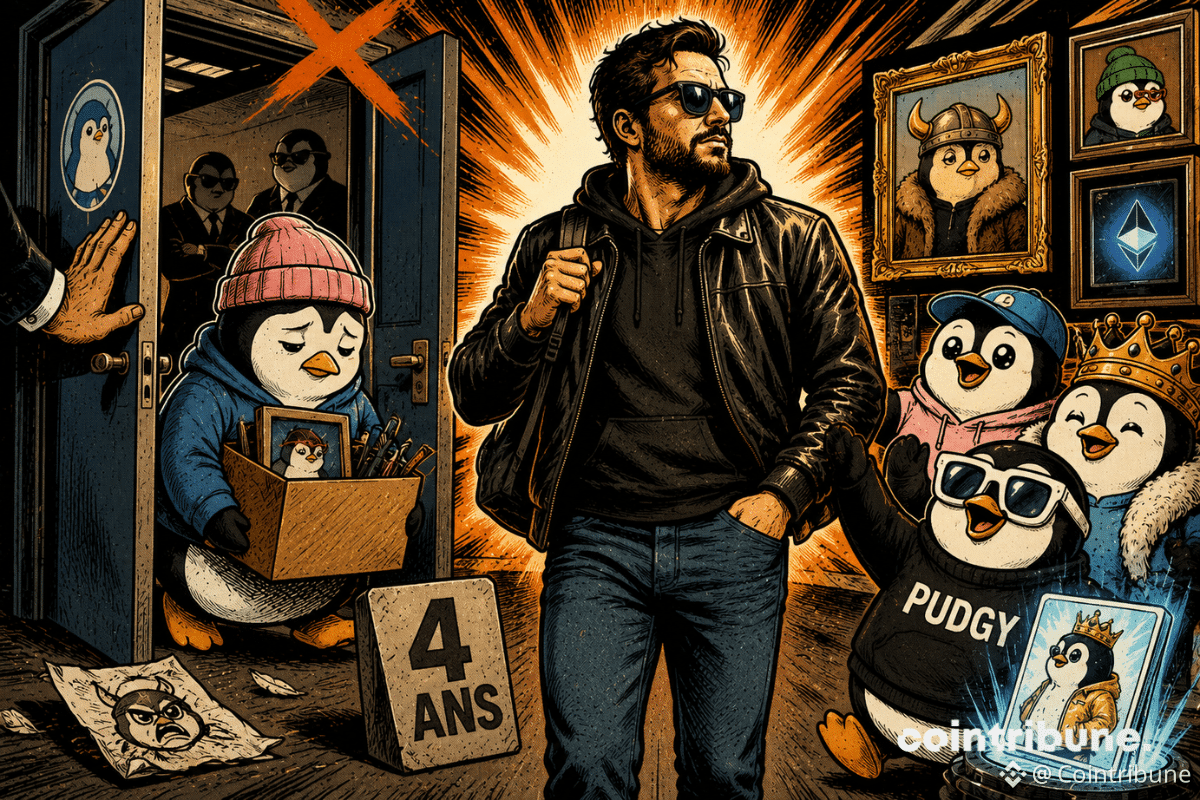 Quatre ans après son éviction, l’ancien dirigeant de Pudgy Penguins fait un retour spectaculaire dans l’univers des NFT, sous les projecteurs.