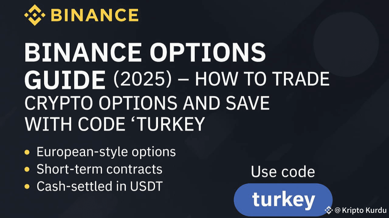 Binance Options Guide (2025) – How to Trade Crypto Options and Save with  Code 