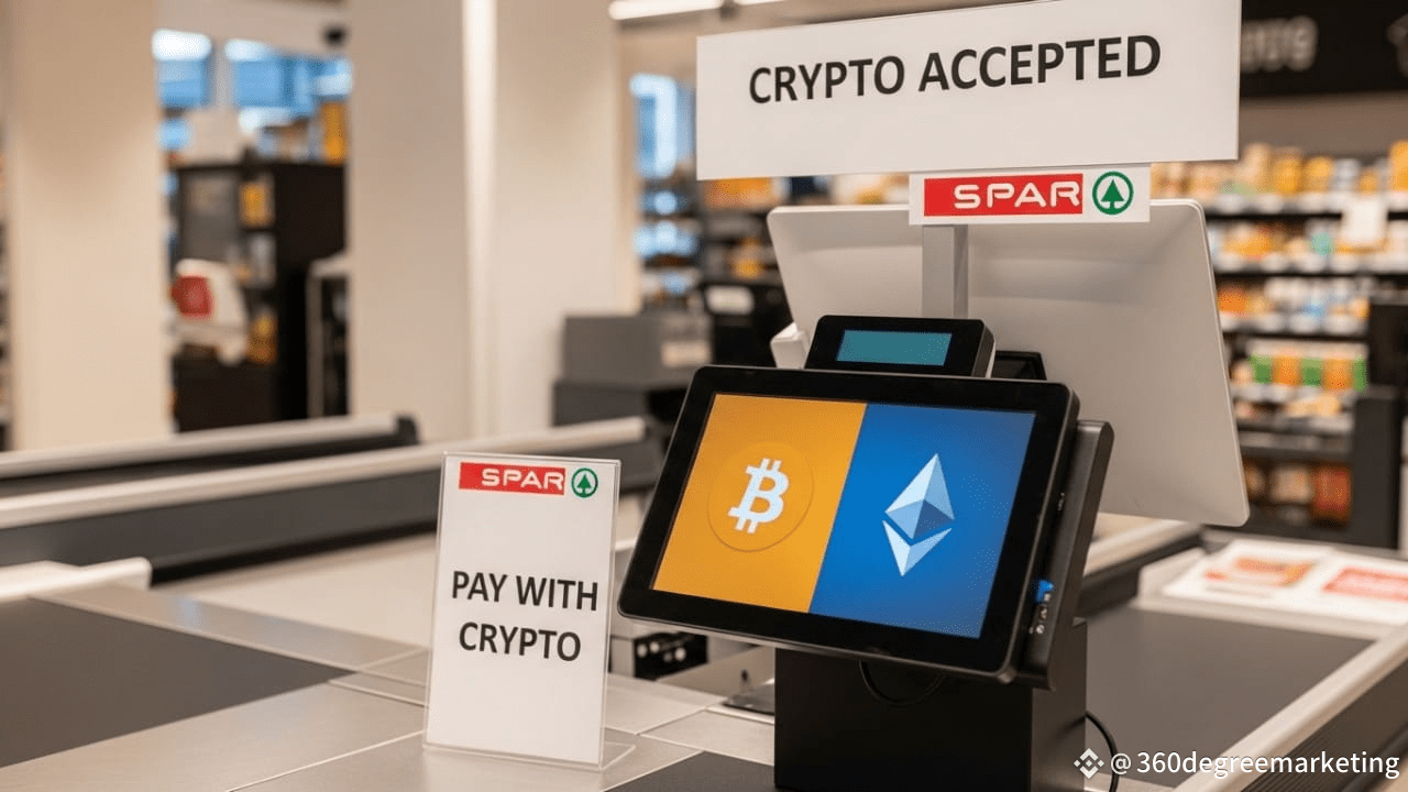 SPAR Swiss Outlets to Accept Crypto Payments Nationwide |  360degreemarketing on Binance Square