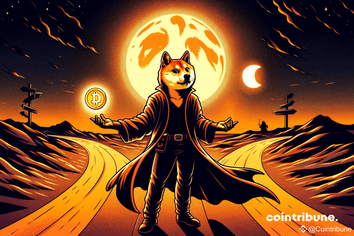 La crypto Dogecoin à la Croisée des Chemins entre hausse et chute.