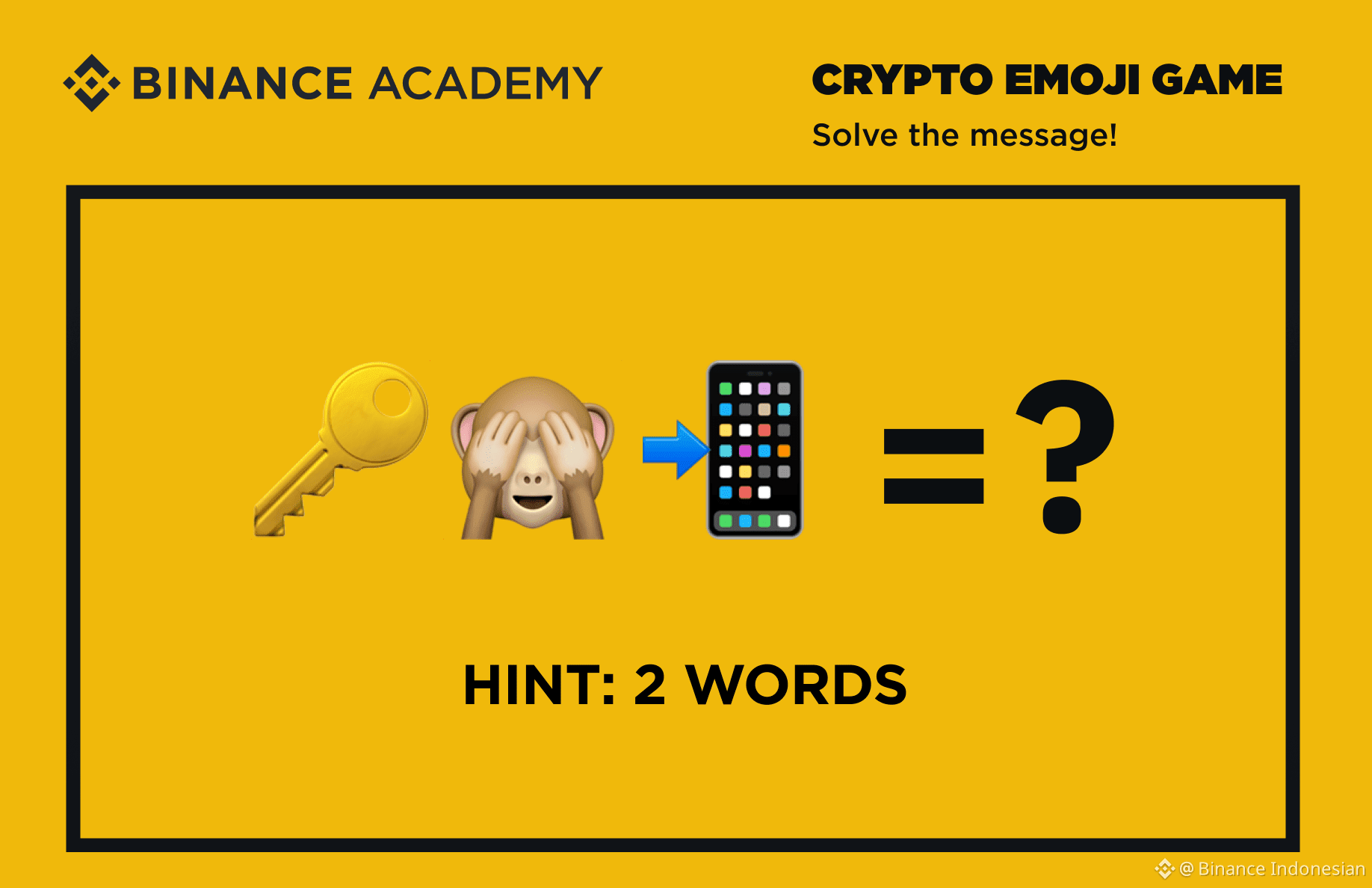 🚀 Jour 1: Défi Emoji Crypto Édition Décembre Devinez le no | Binance  Indonesian sur Binance Square