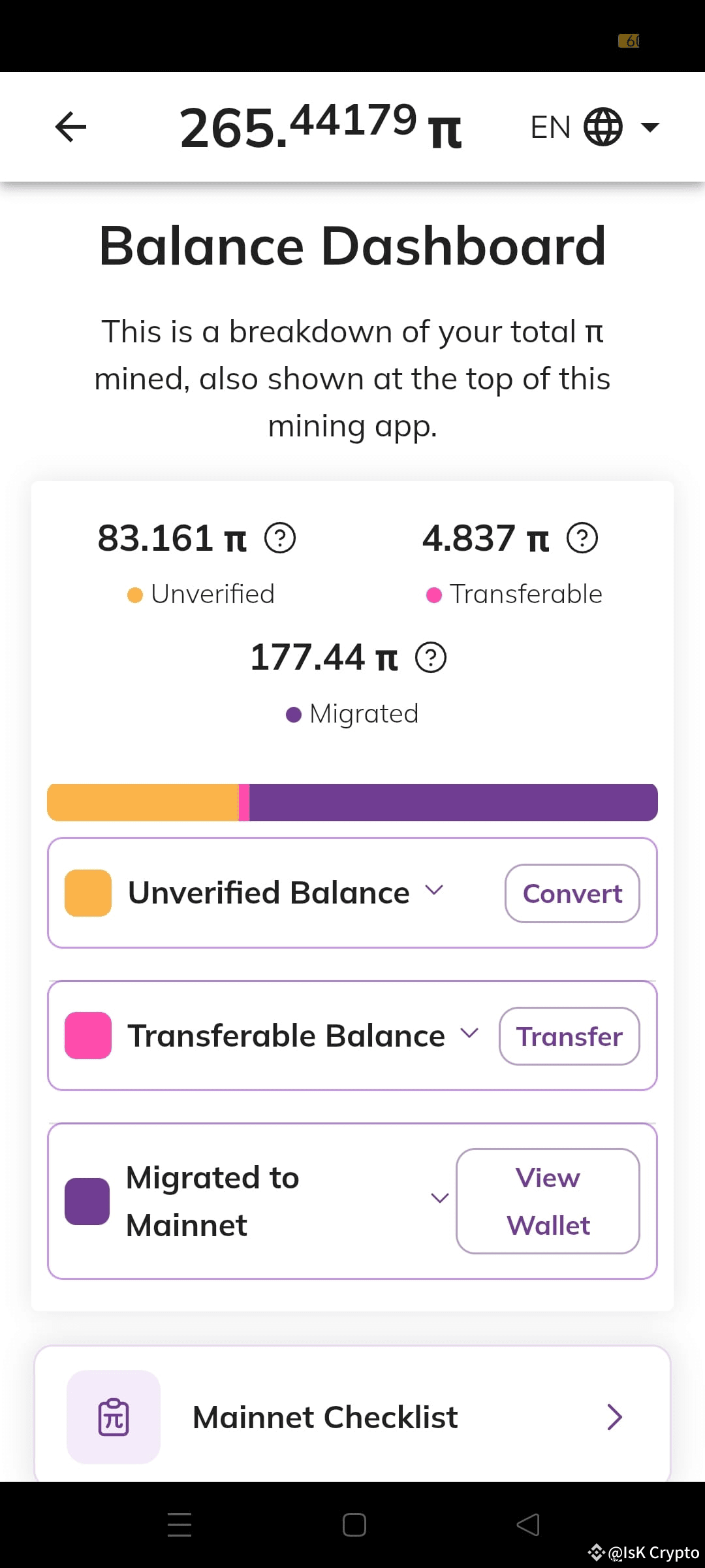 如何将Pi 转移到您的Pi 钱包- 简单指南将您的Pi 硬币转移到Pi 钱包很简单，但您必须首先完成KY | IsK Crypto发布于币安广场