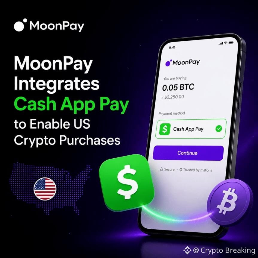 Moonpay Integrates Cash App Pay To Enable Us Crypto Purchases
