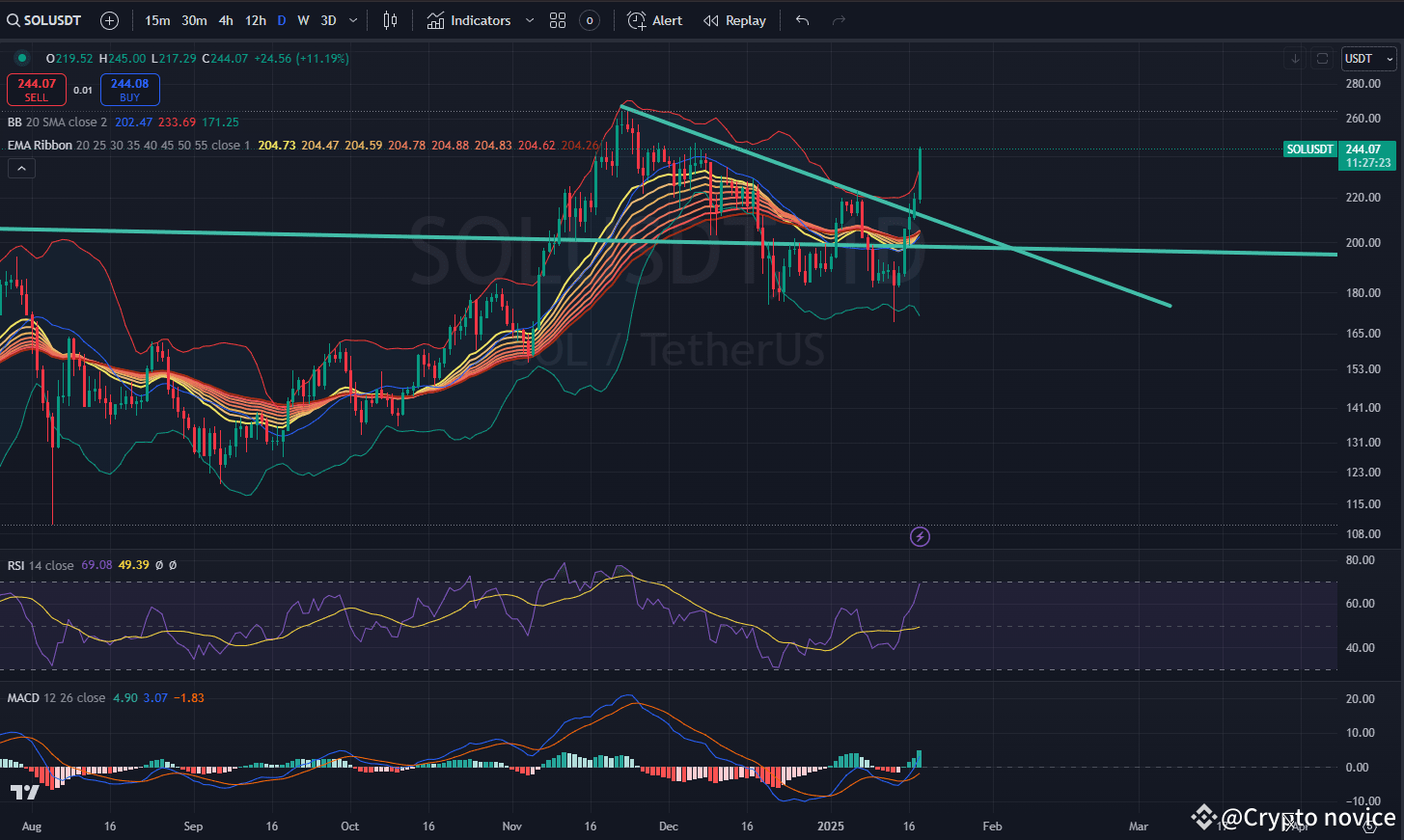 SOL HUGE PUMP ALERT!! | Crypto novice on Binance Square