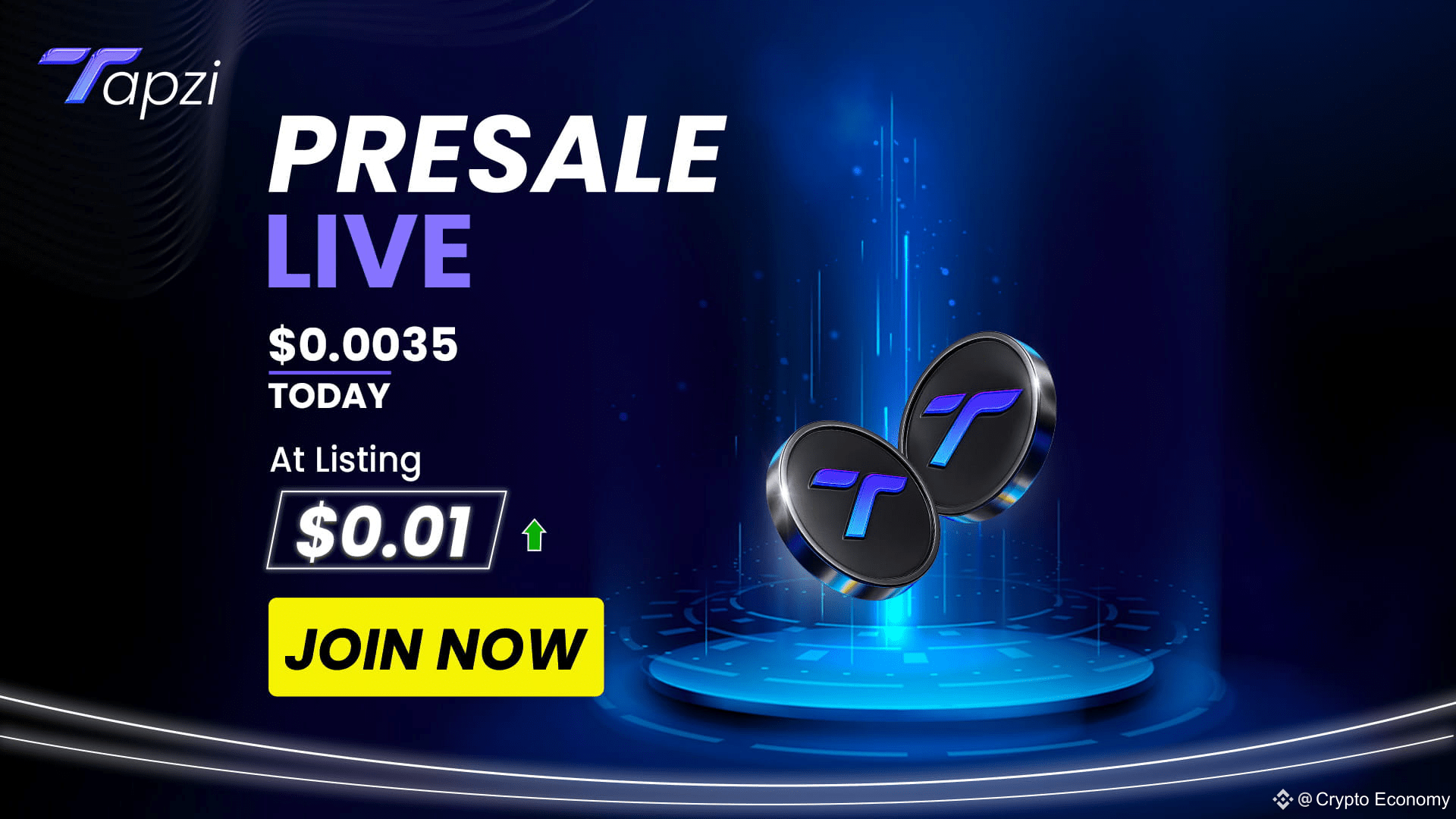 Best New Crypto Presale To Buy: Tapzi Gains Steam – Why September Could  Belong to This Under $0.0... | Crypto Economy on Binance Square
