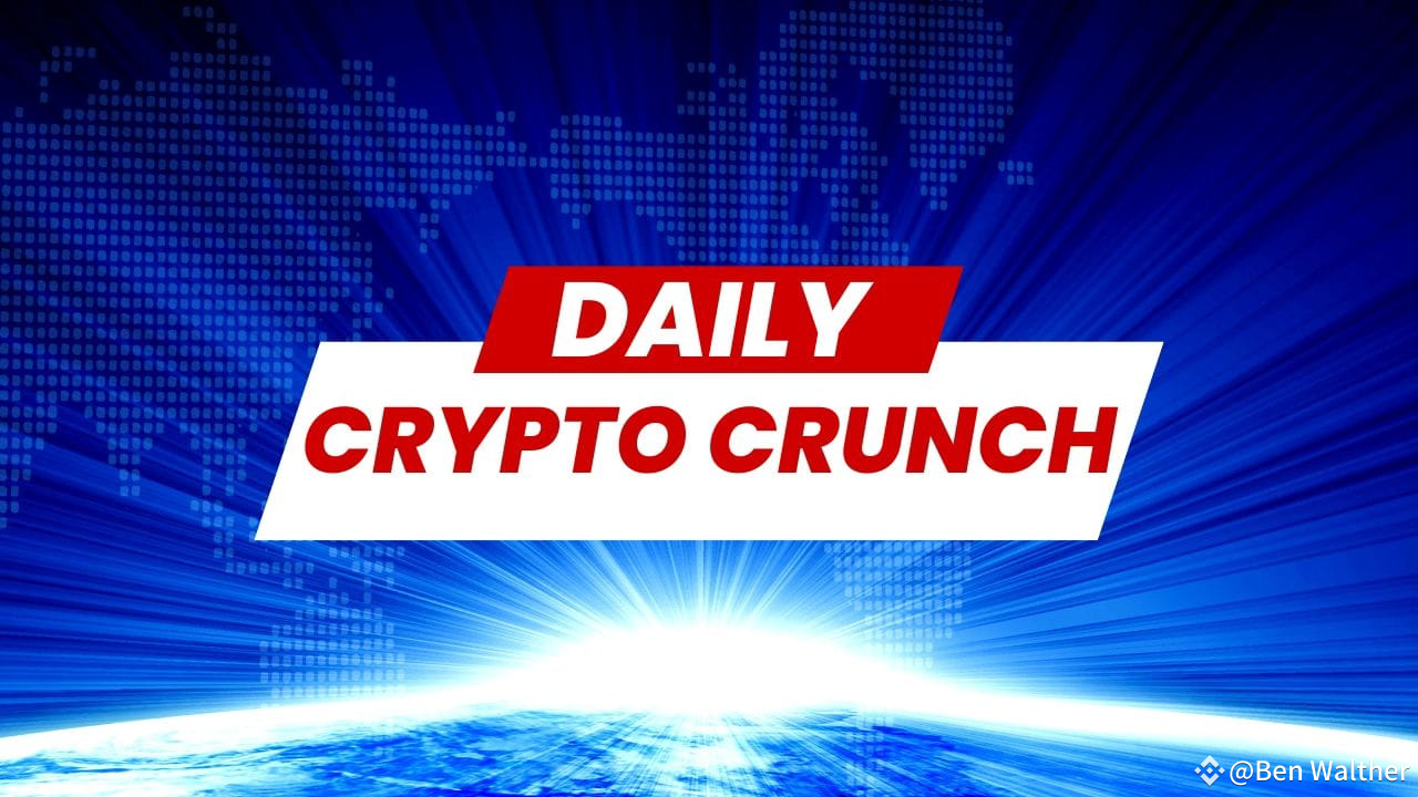 Daily Crypto Crunch — A Quick Round-Up Of The Most Important | Ben Walther  on Binance Square