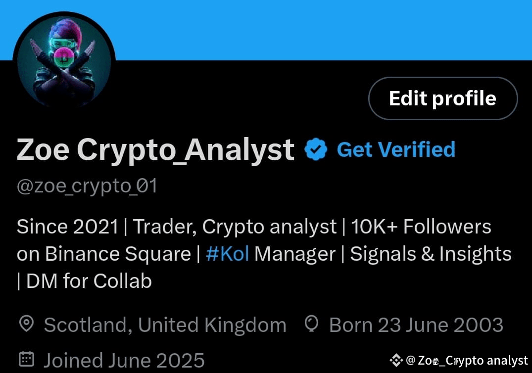 🚀 MEET ZOE CRYPTO ANALYST – WHERE SIGNALS MEET STRATEGY! 📊 |  MissBlockChain_01 on Binance Square