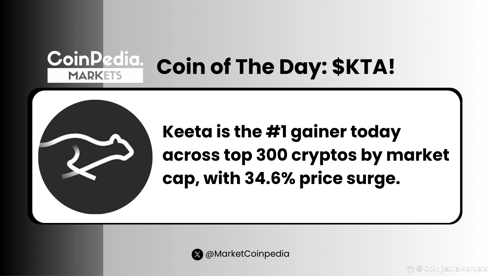 🔭 Coin of the Day: $KTA 🔥 Introducing Keeta, the first | CoinpediaMarkets  on Binance Square