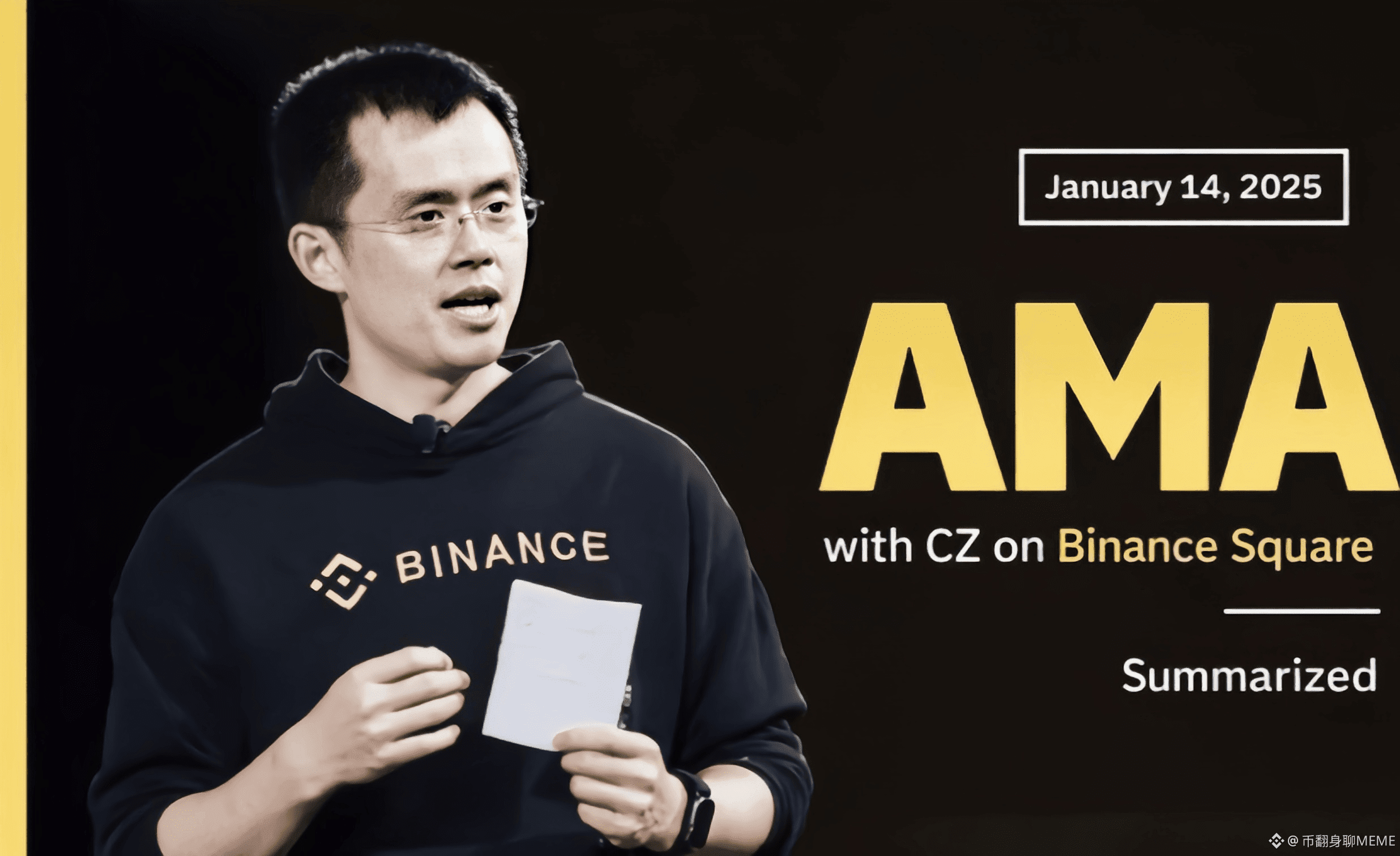 币安人生$ASTER $雪球🍀🍀🍀Big Brother Table @CZ just came | 币翻身聊MEME on Binance  Square