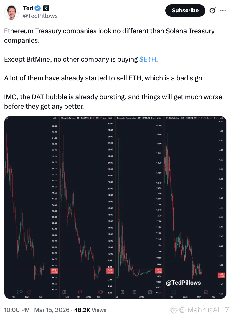 DAT bubble is already bursting