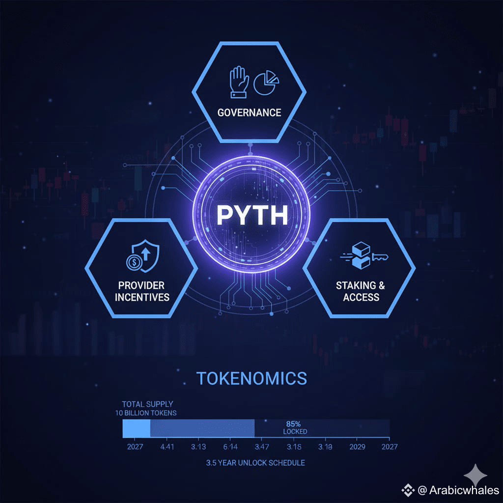PYTH Token: The Economic Engine of the Network #PythNetwork | حيتان العرب  Arabicwhales on Binance Square