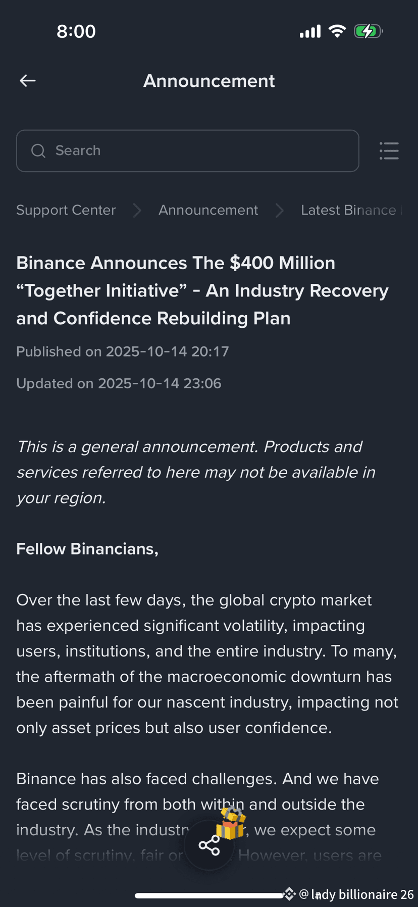 Latest #togetherinitiative News, Opinions and Feed Today | Binance Square