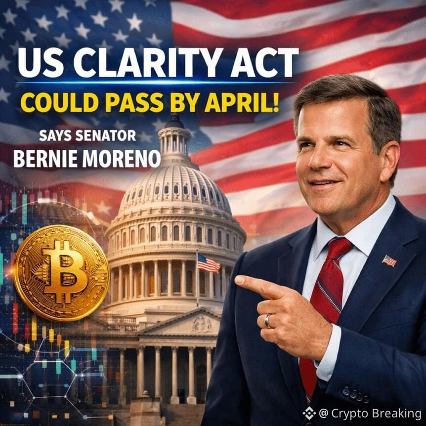 Us Clarity Act Could Pass By April, Says Senator Bernie Moreno