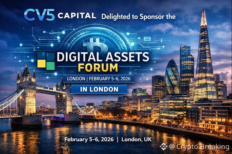 Cv5 Capital Delighted To Sponsor The Digital Assets Forum In London
