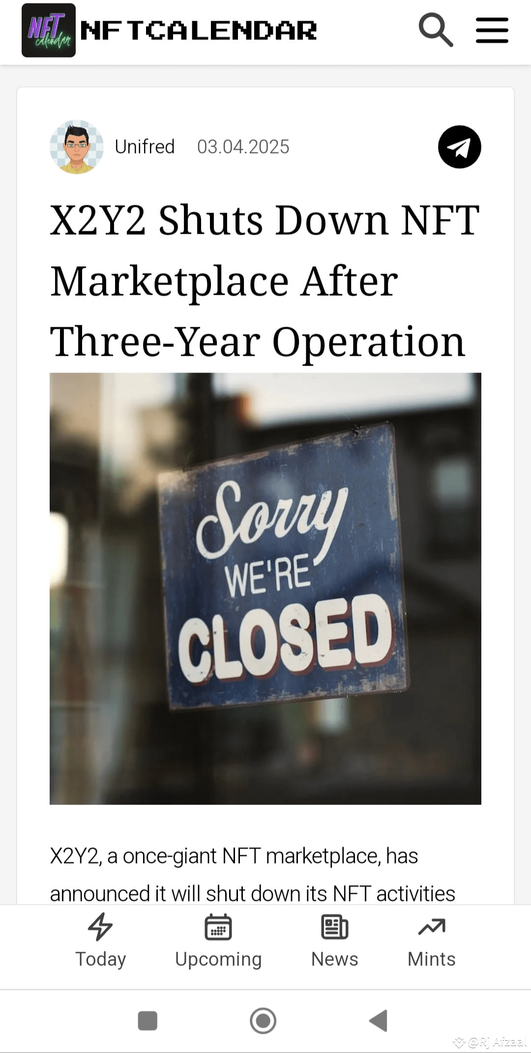 X2Y2 is shutting down its NFT marketplace on April 30, | Rj Afzaal on  Binance Square