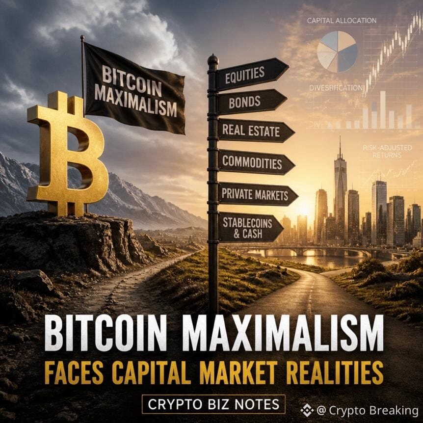 Bitcoin Maximalism Faces Capital Market Realities, Crypto Biz Notes