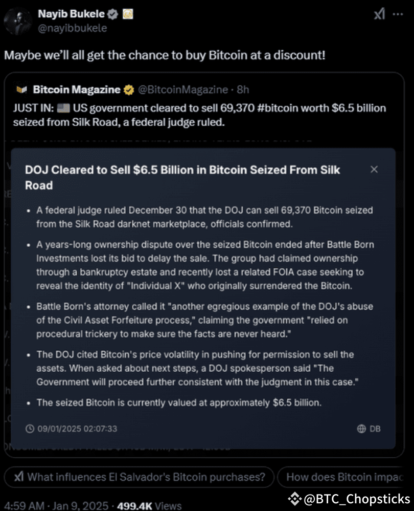 The US government will liquidate 69,370 Bitcoins! How will the market  react? | BTC_Chopsticks on Binance Square