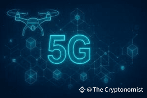 5g droni blockchain