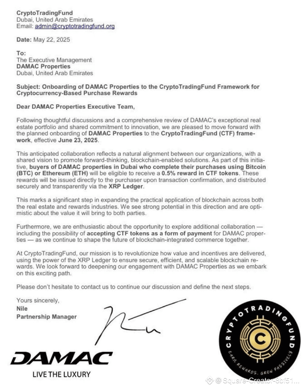 🚨 A massive partnership shakes the real estate and | BMP Trading on  Binance Square