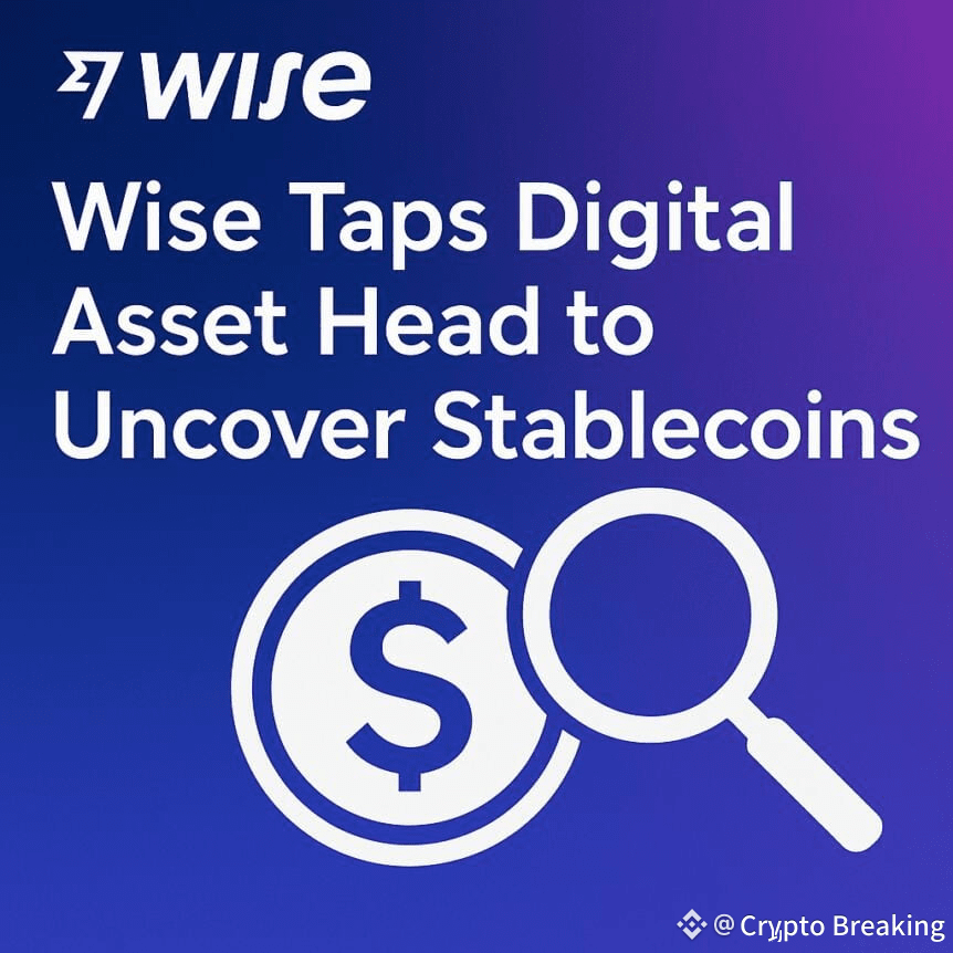 Rewrite The Following Title To Make It More Engaging, Click-Worthy, And Seo-Optimized, While Keeping Its Original Meaning. Keep The Length Under 70 Characters. Output In English Only. Wise Recruiting Digital Asset Lead To Explore Stablecoins