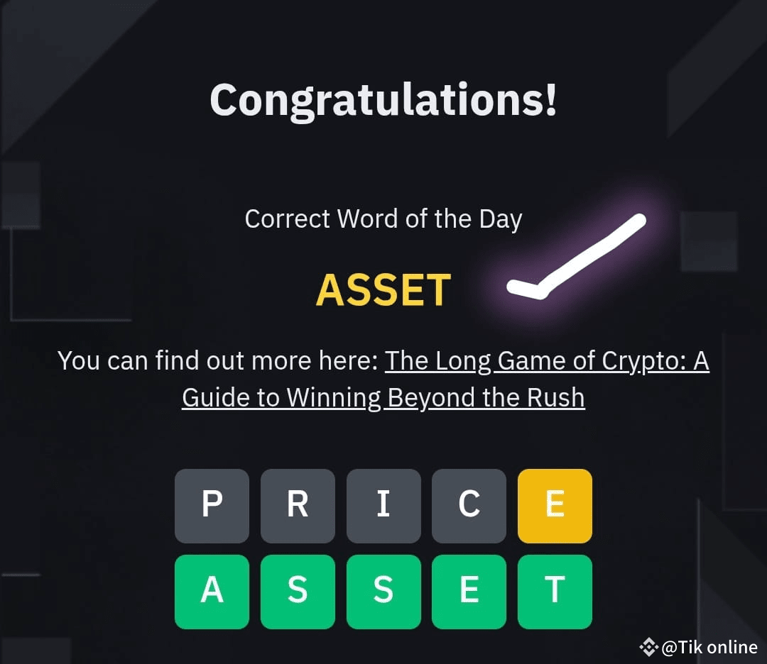 ✅️ Binance Crypto WODL Answers Today #WORDOFTHEDAY✓ #wodl | Tik online on  Binance Square