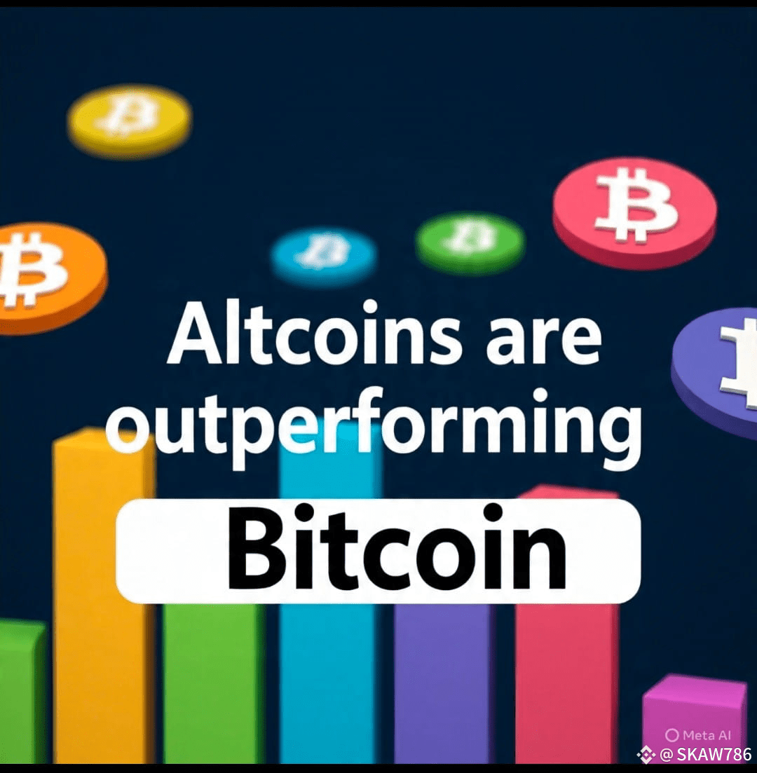🚀 Are Altcoins Outperforming Bitcoin? Altcoins are showing | SKAW786 on  Binance Square