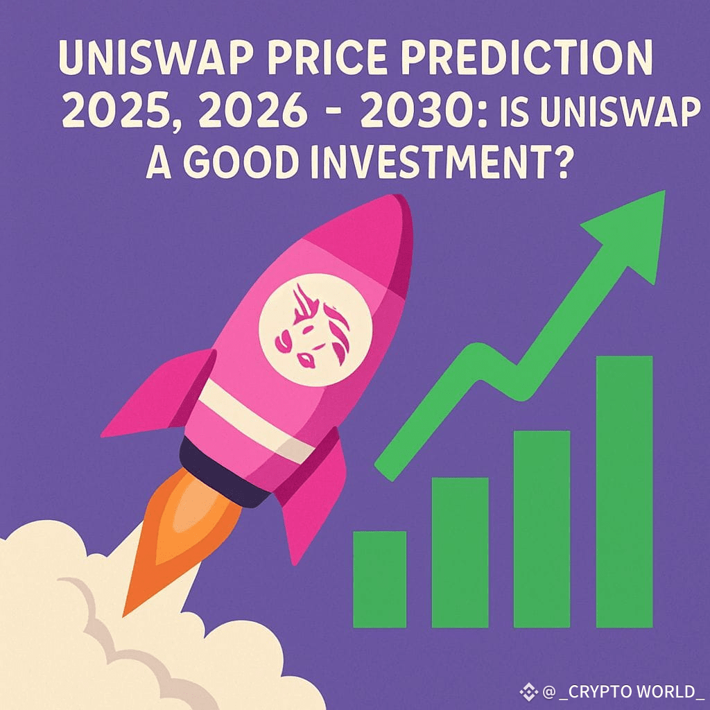 Uniswap Price Prediction 2025, 2026 – 2030: Is Uniswap a | _CRYPTO WORLD_  on Binance Square